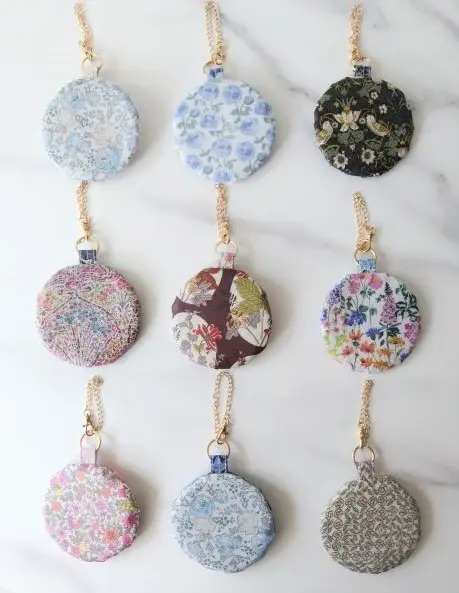 【専用】✮497 リバティ　アマリアチューリップ 布バスケット　ハンドメイド 専用】✮497 リバティ アマリアチューリップ 布バスケット