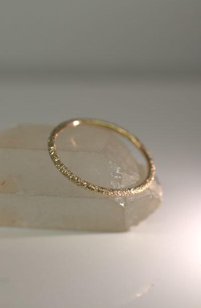 渋谷の彫金教室で18Kリングを作りました