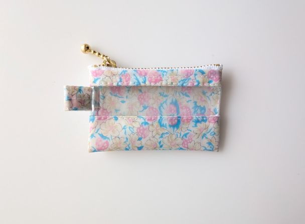 xxxs-3 9×5.5 クリアポーチ アシュテッド リバティ ラミネート ♡ - 画像 (2)
