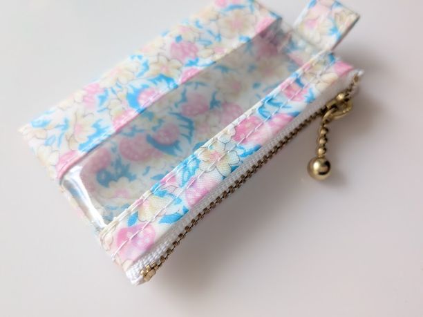 xxxs-3 9×5.5 クリアポーチ アシュテッド リバティ ラミネート ♡ - 画像 (5)