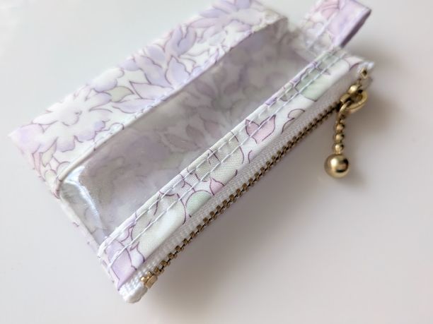 xxxs-3 9×5.5 クリアポーチ ポウィス リバティ ラミネート ♡ - 画像 (5)