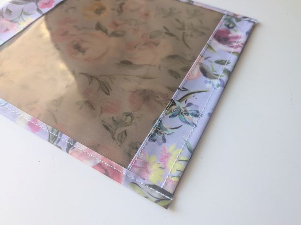 ポケットポーチ A5 プロムナード リバティ ラミネート ♡ - 画像 (4)