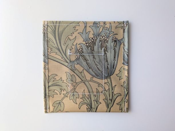 ポケットポーチ A6 アネモネ ウィリアムモリス ラミネート - 画像 (2)