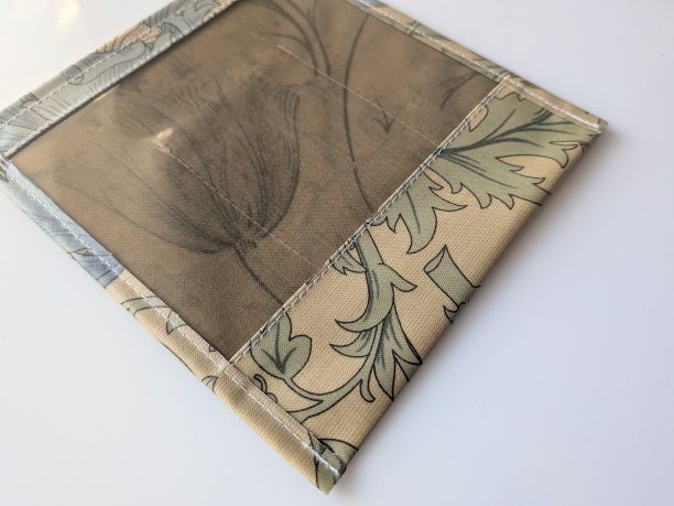 ポケットポーチ A6 アネモネ ウィリアムモリス ラミネート - 画像 (3)