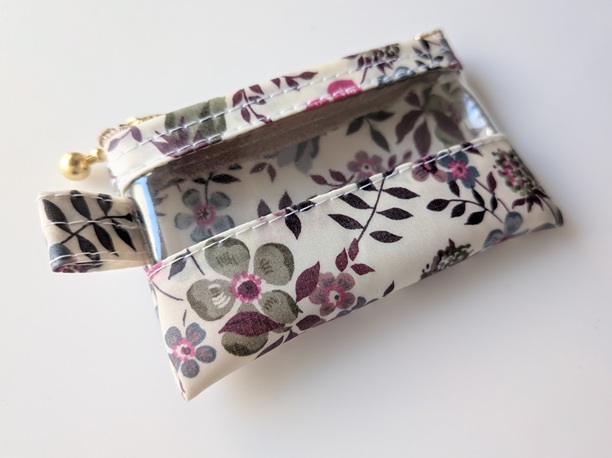 xxxs-3 9×5.5 クリアポーチ エデナム リバティ ラミネート ♡ - 画像 (4)