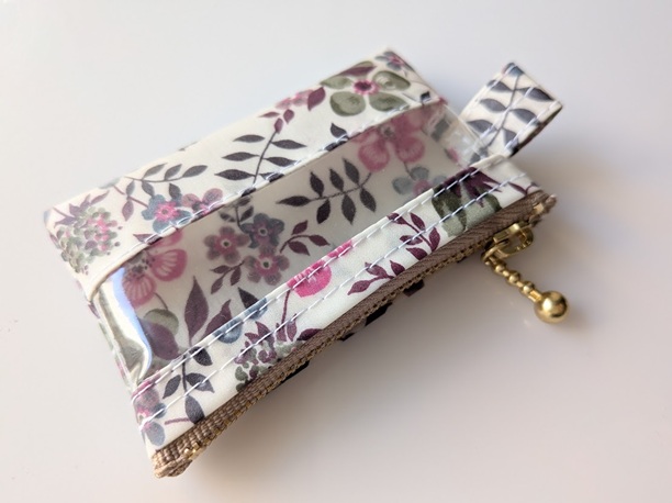 xxxs-3 9×5.5 クリアポーチ エデナム リバティ ラミネート ♡ - 画像 (5)