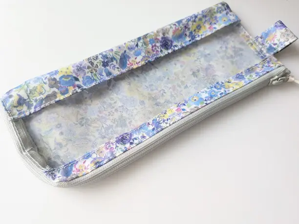 ペンケース 歯ブラシケース L字ファスナー クラシックガーデン
