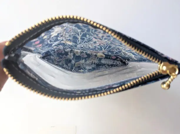 XS-3 13×13 クリアポーチ ワイルドフラワーズ リバティ ラミネート
