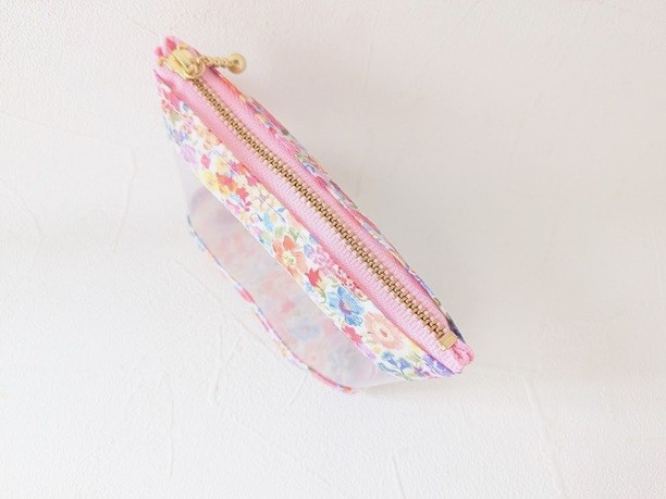 XS マチたっぷりクリアポーチ 13×8×3 クラシックガーデン - 画像 (7)