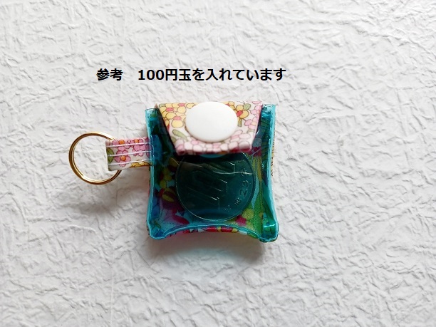 マイクロミニクリアポーチ アーカイブパッチワーク 小銭や薬入れ ♡ - 画像 (9)