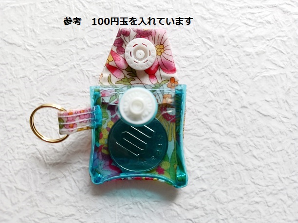 マイクロミニクリアポーチ アーカイブパッチワーク 小銭や薬入れ ♡ - 画像 (8)