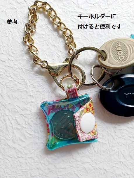マイクロミニクリアポーチ アーカイブパッチワーク 小銭や薬入れ ♡ - 画像 (12)